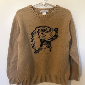 Janie and Jack Dog Sketch Sweater